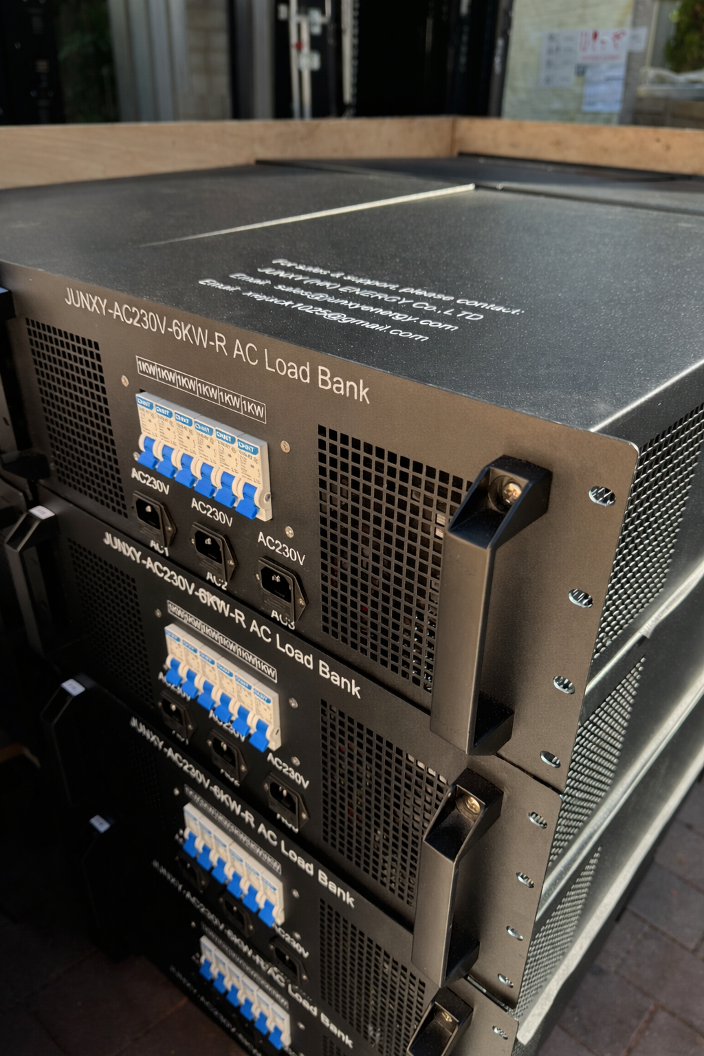 Нагрузочные модули перед отправкой