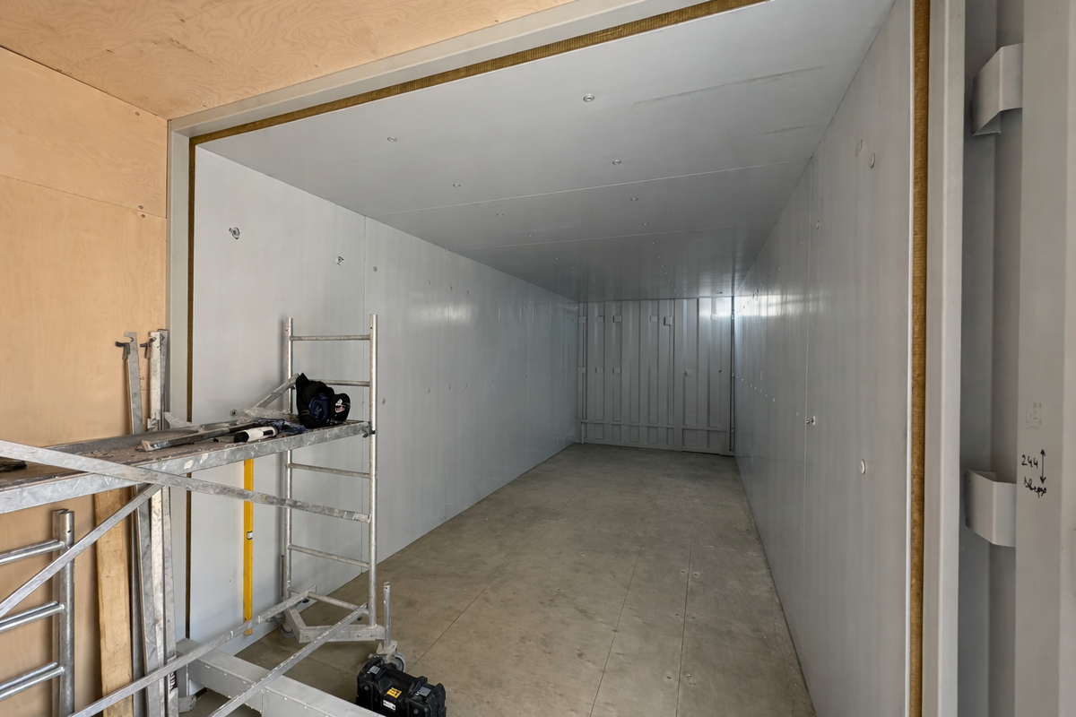 Внутренняя часть контейнерного ЦОД