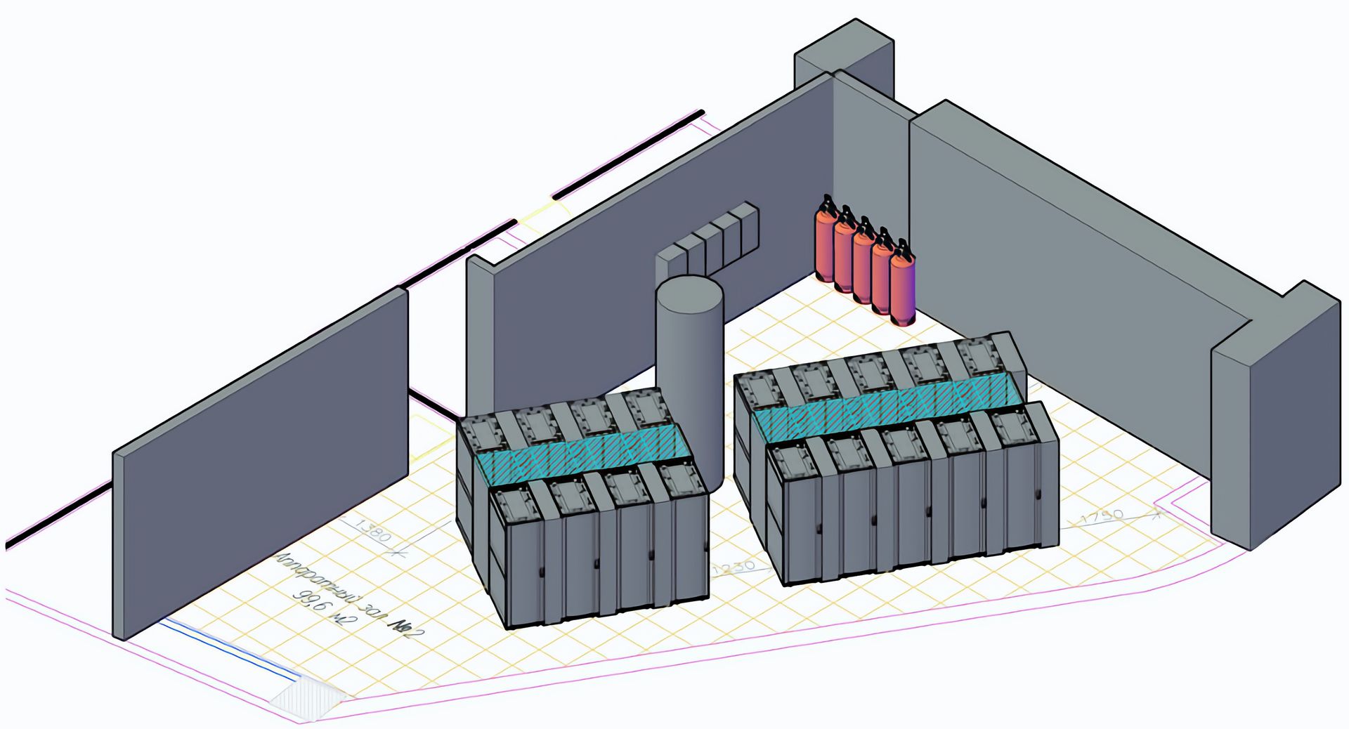 ЦОД для АО "Asia Credit Bank" Алматы