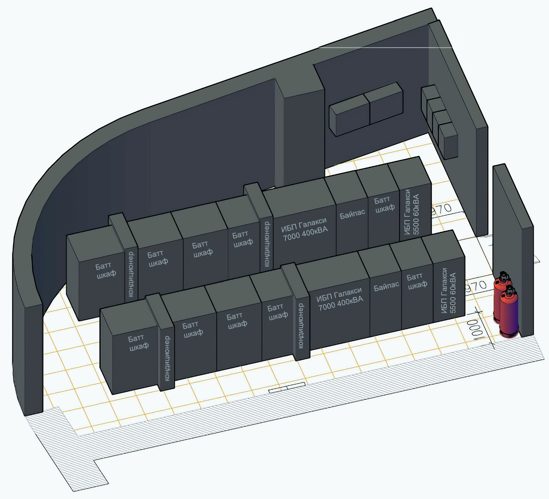 ЦОД для АО "Asia Credit Bank" Алматы
